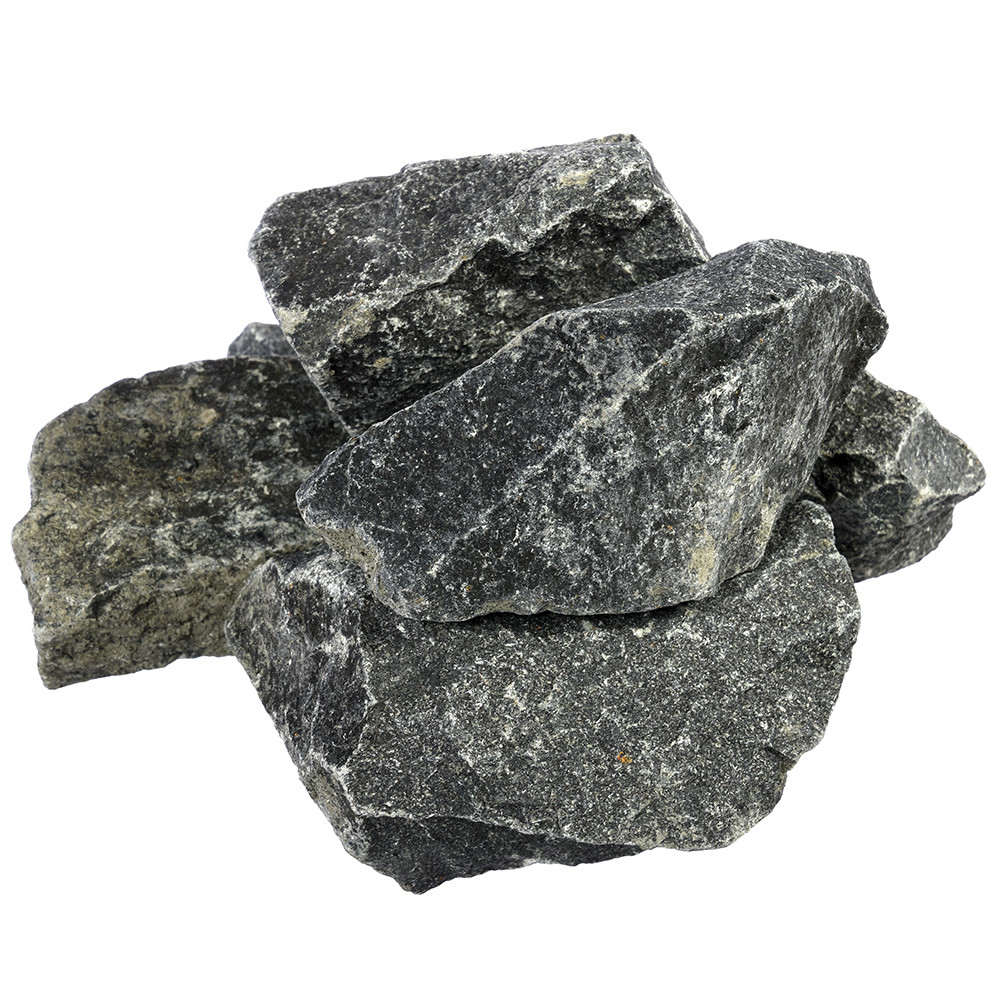 Камень для бани «Диорит» колотый ( 10 кг)